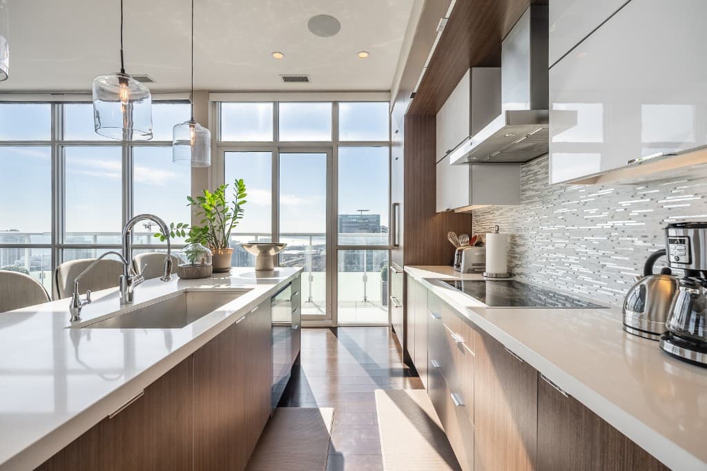 Interior of an HSG-managed rental at 300 Front Street West, penthouse 03