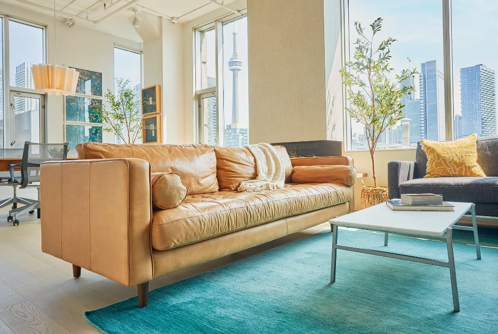 Interior of an HSG-managed rental at 477 Richmond Street West, Toronto, suite 808