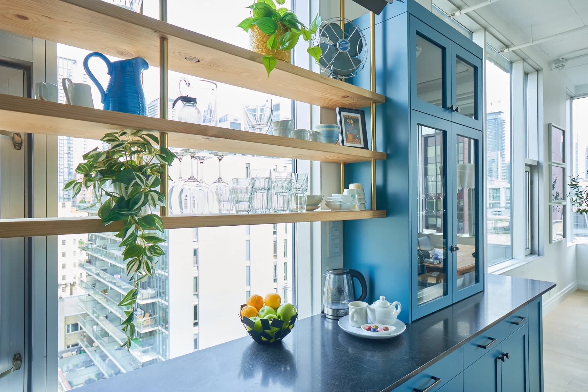 King West–area furnished condo interior with modern finishes
